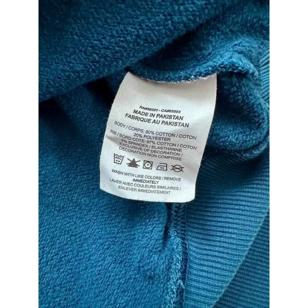 Nike Phoenix Vintage Middle Logo Blue Crewneck Sweatshirt Men Small